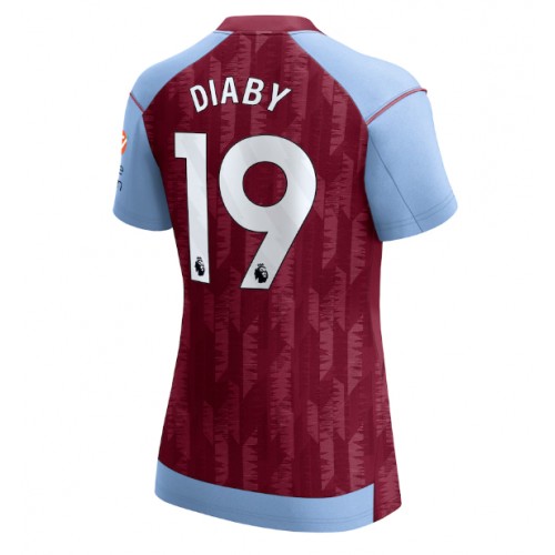 Aston Villa Moussa Diaby #19 Domaci Dres za Ženska 2023-24 Kratak Rukav